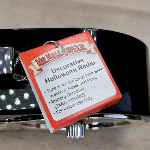 Mr. Halloween Vintage Style Halloween Spooky Rapsody Radio Battery Operated New - Picture 4 of 11